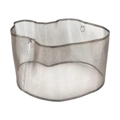 Tamis inox grossier maille 1,5 mm pour centrifugeuse Fritz Ø494 mm - insert pour séparation cire et miel