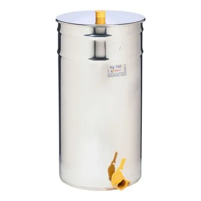 Maturateur miel 100 kg inox avec robinet nylon 40 mm Quarti