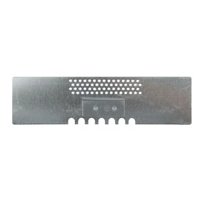 Porte d’entrée métallique 230 mm pour ruchette - acier galvanisé avec ventilation