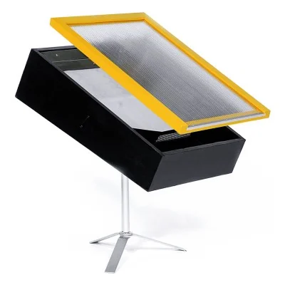 Cérificateur solaire en bois avec pied