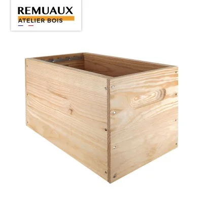 Corps de ruchette Dadant 6 cadres bois -fabrication française menuiserie Remuaux