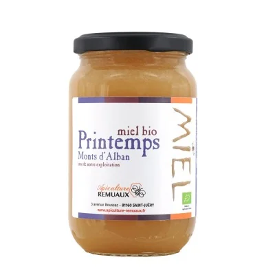 Miel fleurs de printemps - Monts d'Alban BIO 500g