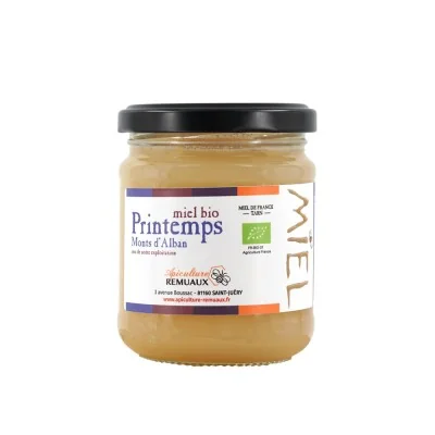 Miel Printemps - Monts d'Alban BIO 250g "Le Rucher des 4 Chemins"