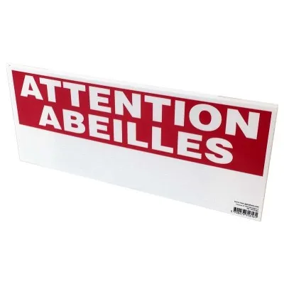 Panneau “attention abeilles” économique