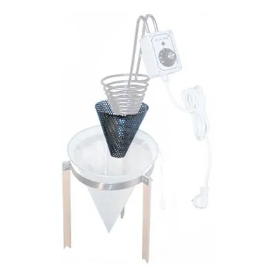 Cône inox perforé 32 cm