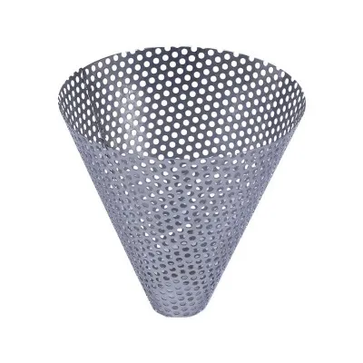Cône inox perforé 45cm