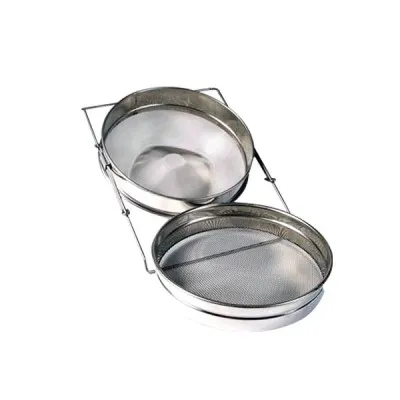 Passoire double inox fond conique