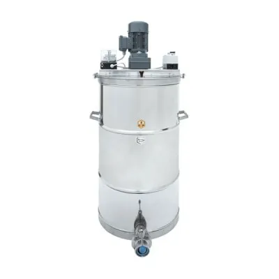 Mélangeur à miel Fritz 300 kg 400V en inox avec robinet DN50