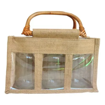 Panier toile de jute 3 x 500 gr
