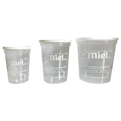 Pot plastique PEP imprimé NICOT