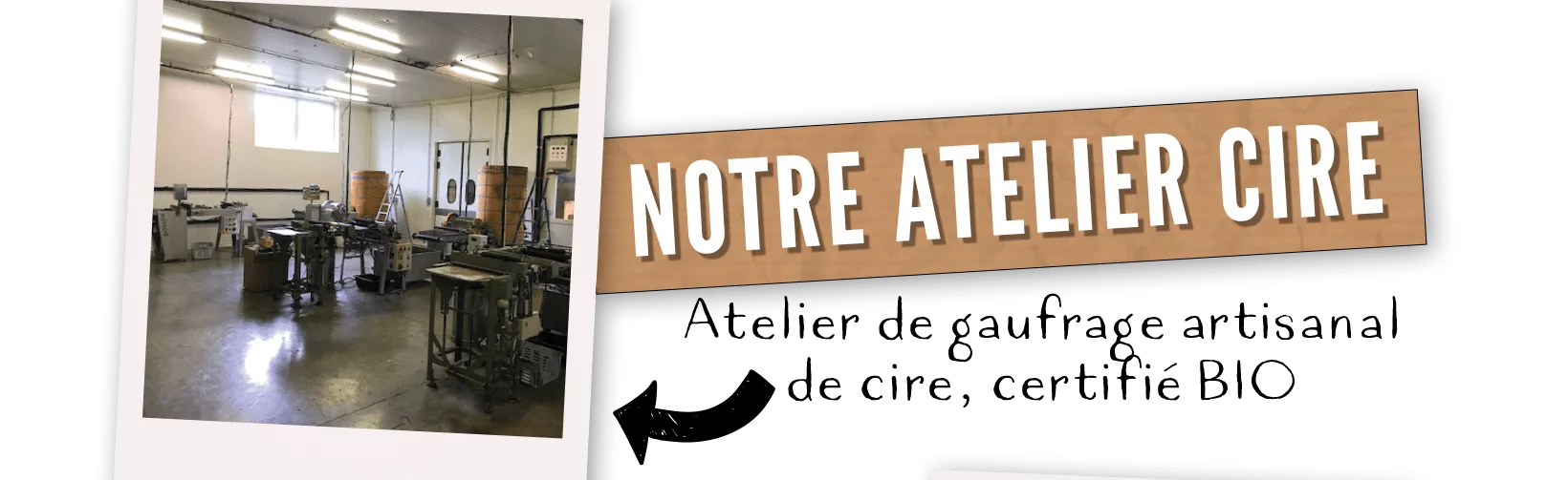 Visite guidée de notre atelier cire