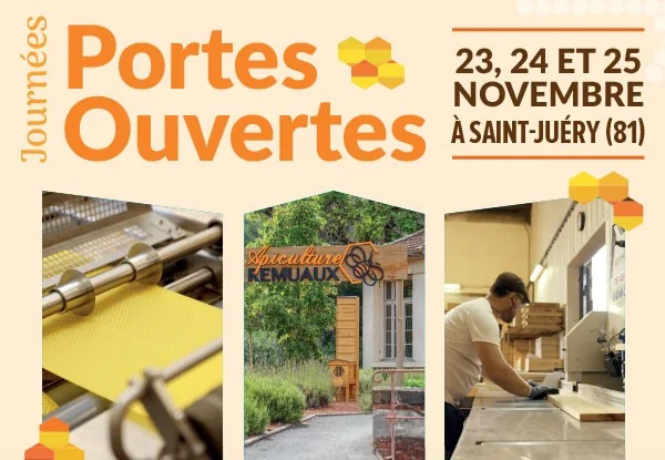 Cire, ruches, et miels : nos portes ouvertes 2023 arrivent bientôt !